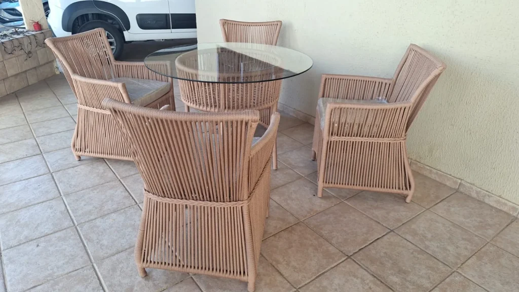 Mesa Redonda Natural | Mavv Design em Natal