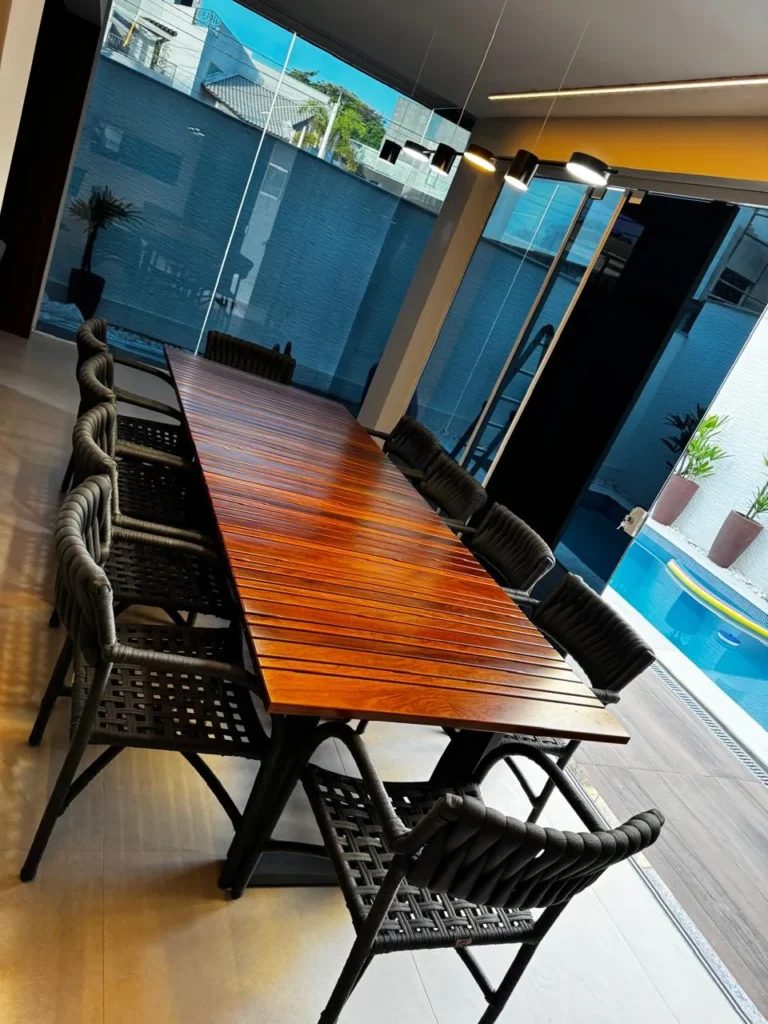 Mesa Redonda Natural | Mavv Design em Natal